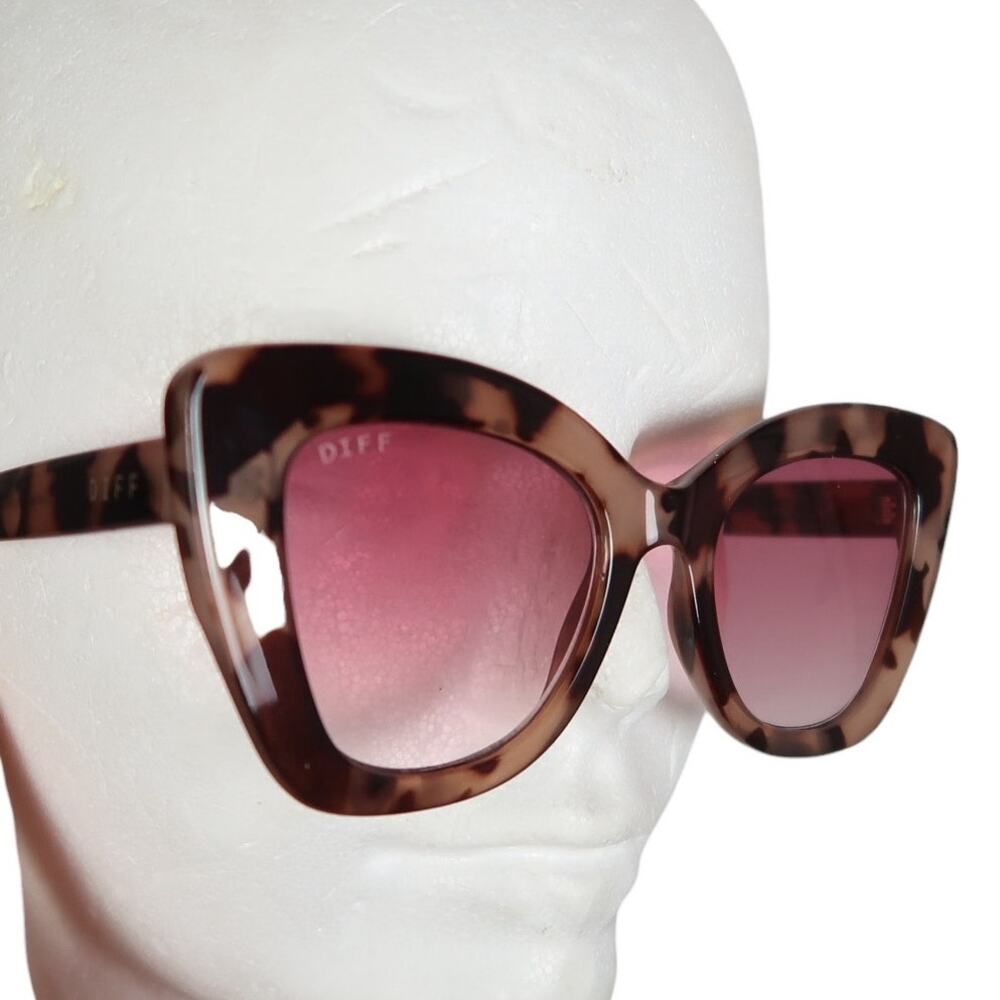 Diff Eyewear Melody Cat Eye Sunglasses Blush Tort… - image 3